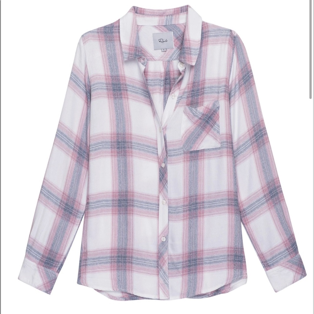 Rails - Hunter + White Peony Flannel (Size S)